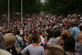 Musikfest in Helsingborg's Burgpark
