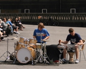 Musik vor dem Rathaus
